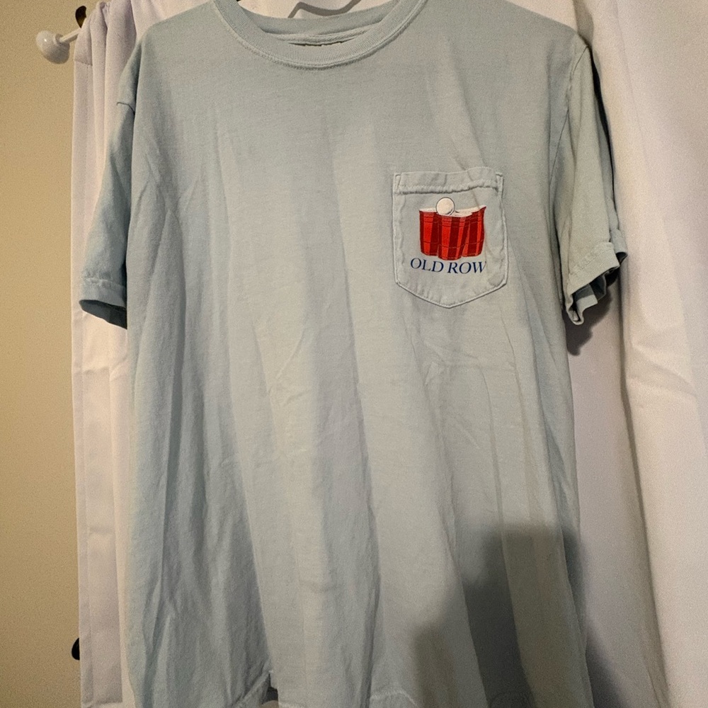 OLD ROW comfort colors Light Blue Graphic Tee